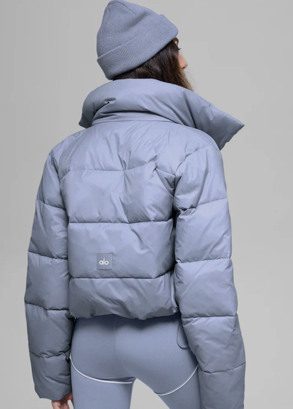 Alo Yoga Gold Rush Puffer Winter Frost Jacket